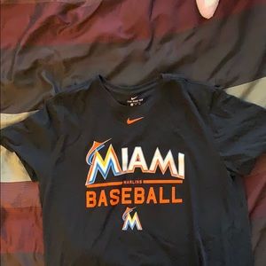 Men’s Nike Tee Shirt. Miami Marlins